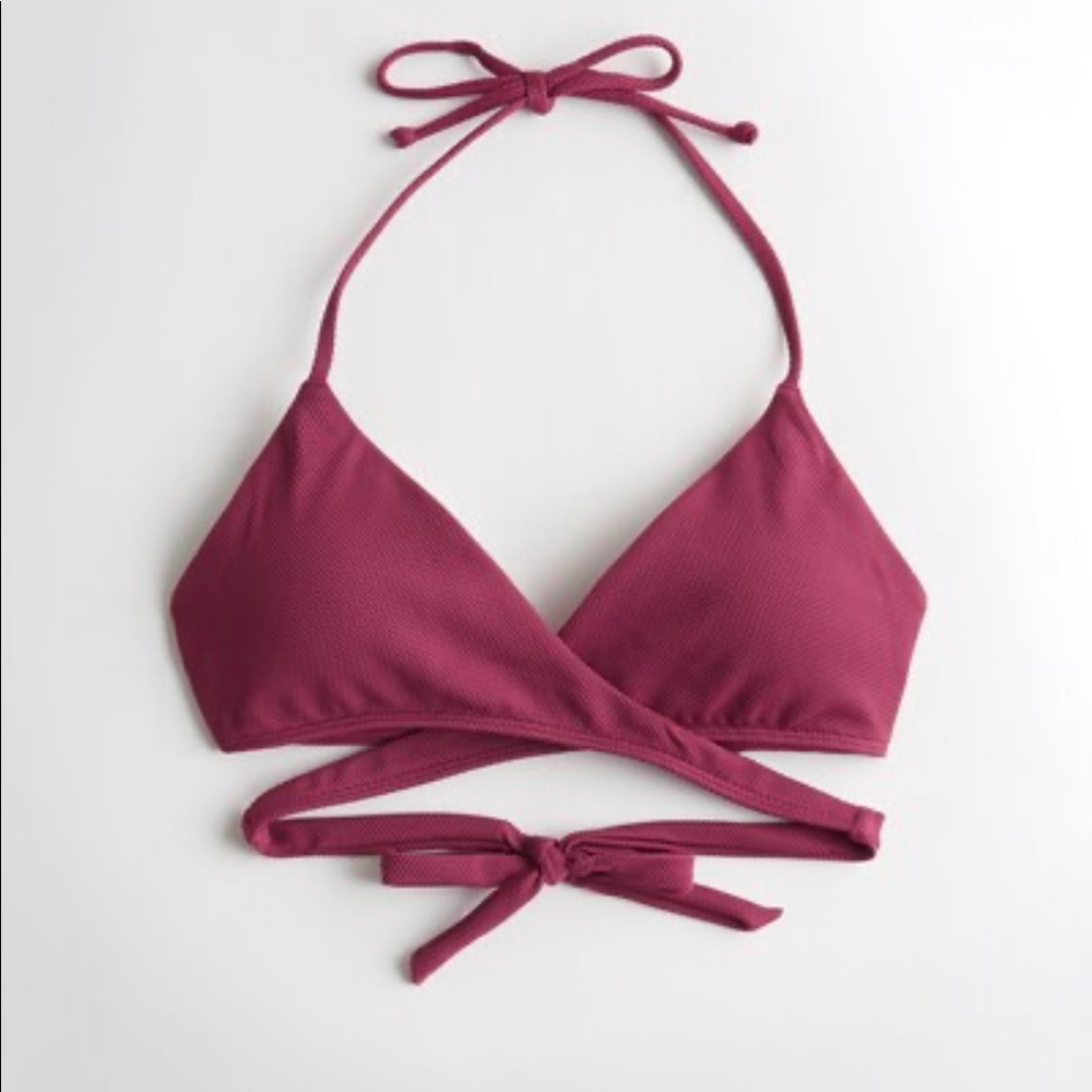 Hollister Wrap Triangle Bikini Top